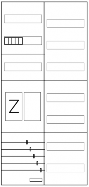 AEZ22-230-010, eHZ-Zählerverteilung