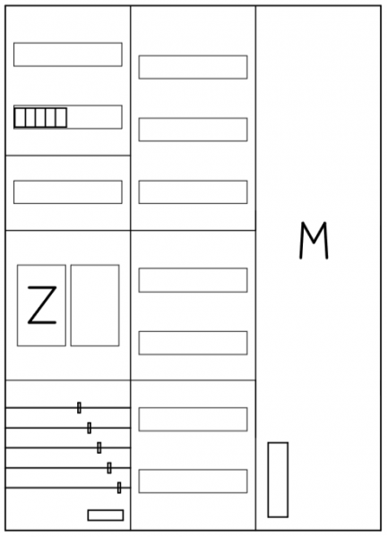 AEZ32-210-028, eHZ-Zählerverteilung