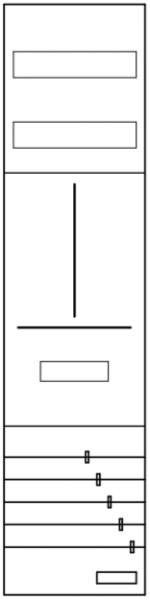 AZ12B-210, Zählerverteilung mit 3-Punktbefestigung