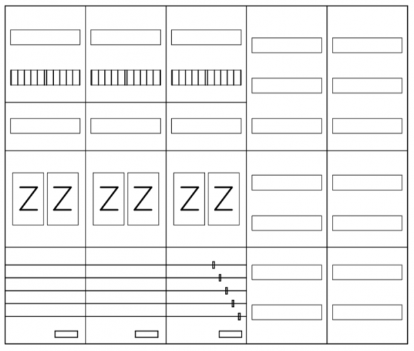 AEZ52-210-109, eHZ-Zählerverteilung