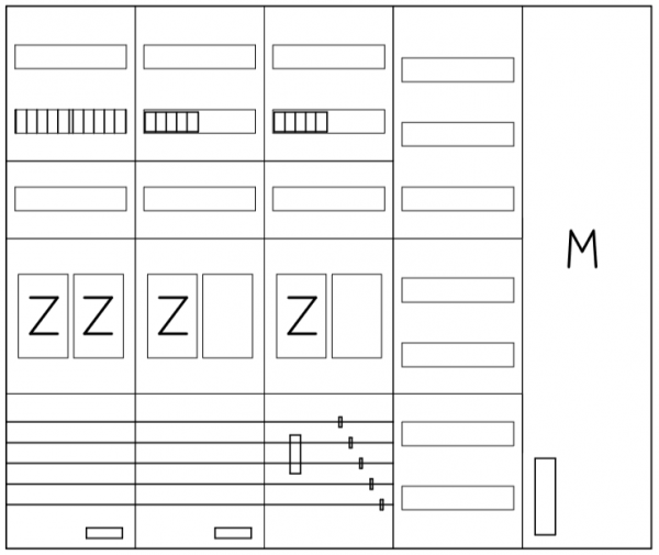 AEZ52-230-117, eHZ-Zählerverteilung