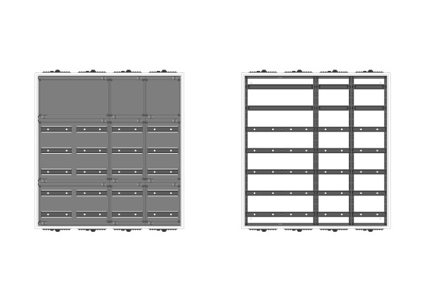 Automatenvert.-PS, AVB, BxHxT = 1050x1100x230, S
