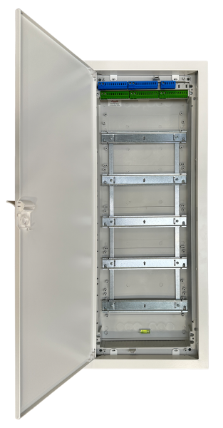 AKV5.60ST | Aufputzkleinverteiler POLARIS 5-reihig | Steckklemme