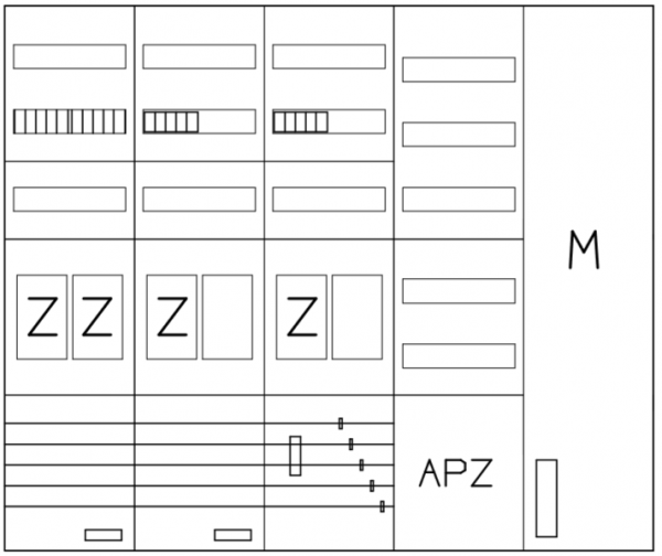 AEZ52-210-115, eHZ-Zählerverteilung