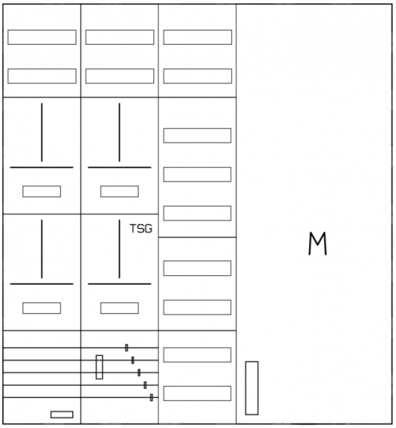 AZ102HS2M4-210, Zählerverteilung mit 3-Punktbefest