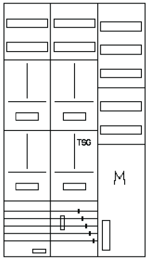 AZ62HS1M1-210, Zählerverteilung mit 3-Punktbefesti