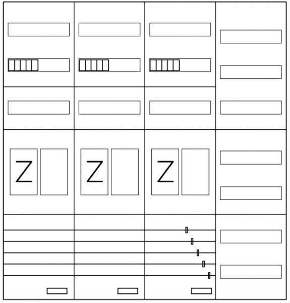 AEZ42-210-054, eHZ-Zählerverteilung