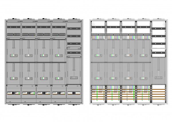 AZ102HS1-230-9, Zählerverteilung mit 3-Punkt