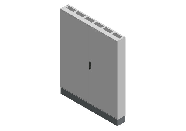 Leergehäuse Standverteilung, SVB, BxHxT = 1550x185