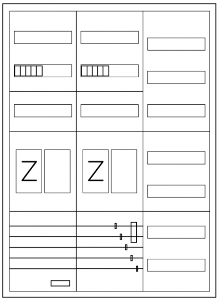 AEZ32-210-005, eHZ-Zählerverteilung