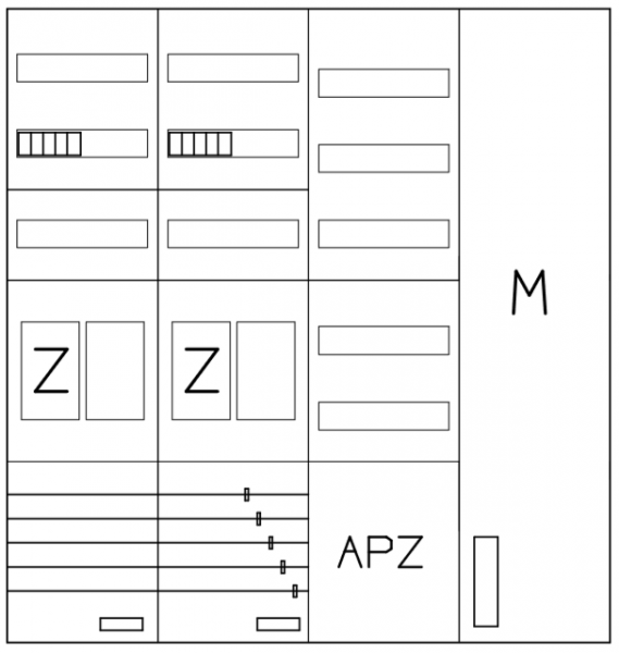 AEZ42-210-030, eHZ-Zählerverteilung