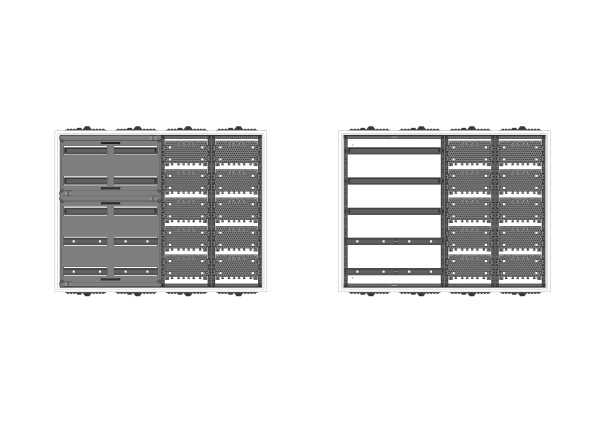 Automatenverteiler, AVB, BxHxT = 1050x800x210, M2