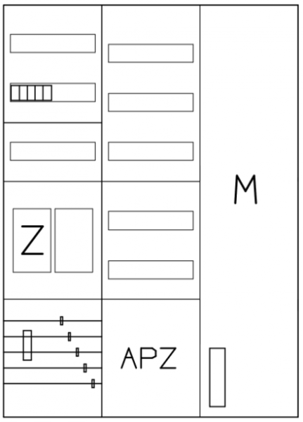 AEZ32-210-021, eHZ-Zählerverteilung
