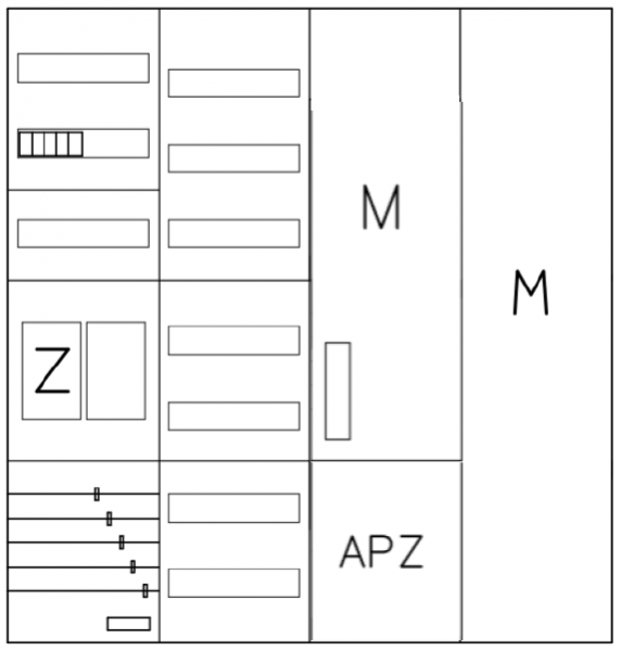 AEZ42-210-009, eHZ-Zählerverteilung