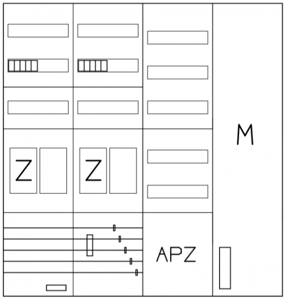 AEZ42-230-035, eHZ-Zählerverteilung
