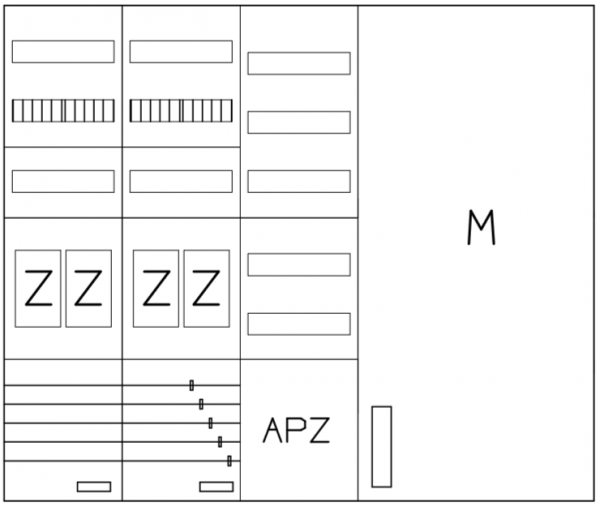 AEZ52-230-034, eHZ-Zählerverteilung
