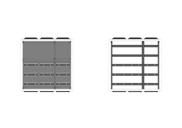 AVB3-5-300-PAutomatenverteiler, AVB, BxHxT = 820x8
