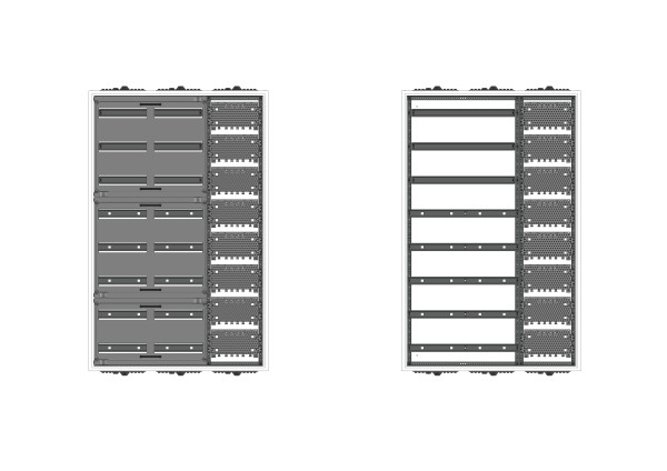 Automatenverteiler, AVB, BxHxT = 800x1250x230, M1