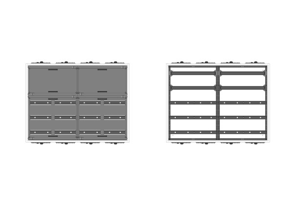 Automatenverteiler, AVK, BxHxT = 1050x800x230