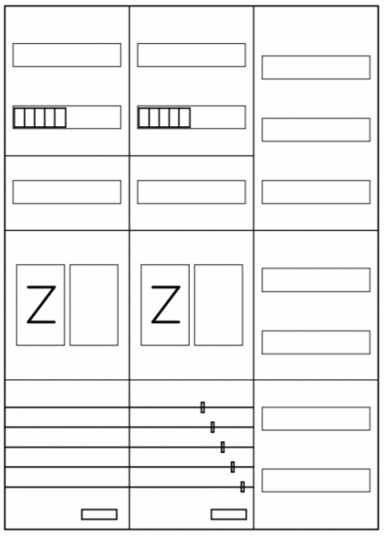 AEZ32-230-013, eHZ-Zählerverteilung