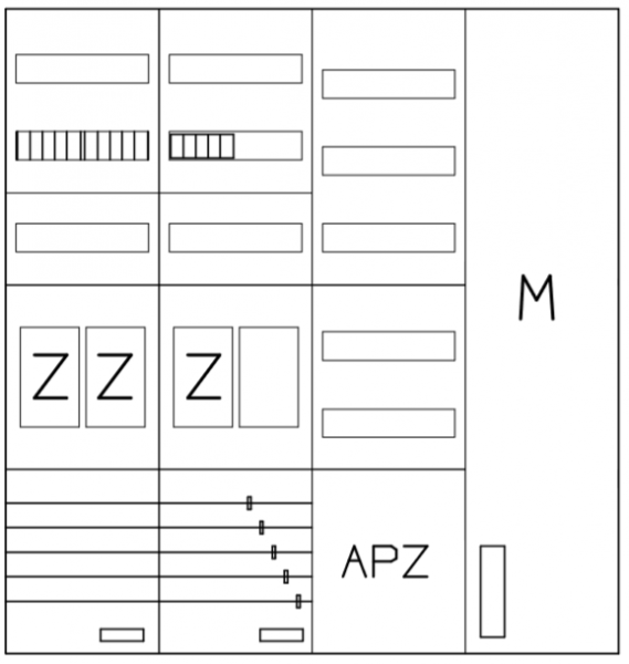 AEZ42-230-045, eHZ-Zählerverteilung