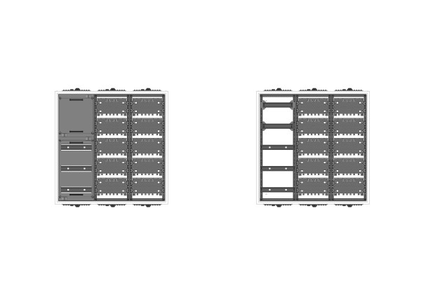 Automatenverteiler, AVK, BxHxT = 800x800x210, M2