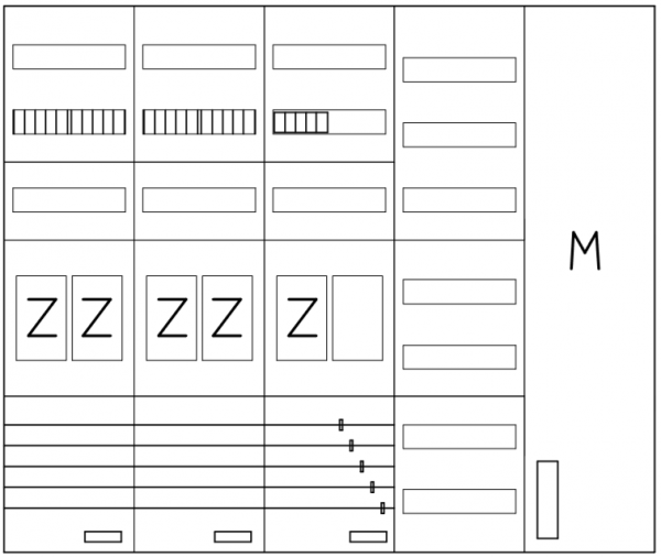 AEZ52-210-102, eHZ-Zählerverteilung