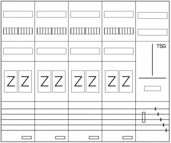 AEZ52-230-129, eHZ-Zählerverteilung