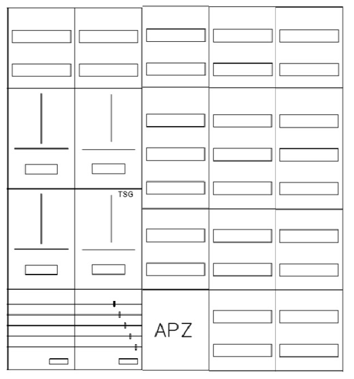 AZ102HS6A-210, Verteilung HEART mit 3-Punktbefesti