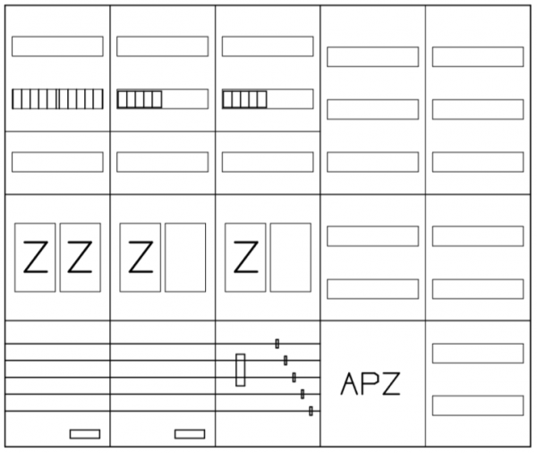 AEZ52-210-118, eHZ-Zählerverteilung