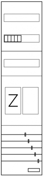 AEZ12-230-001, eHZ-Zählerverteilung