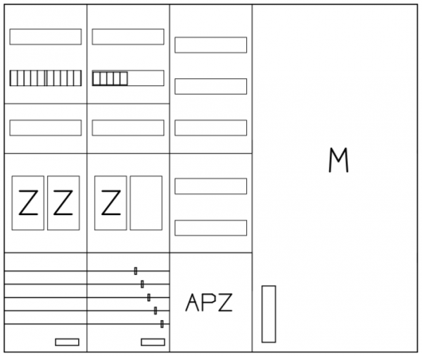 AEZ52-230-026, eHZ-Zählerverteilung