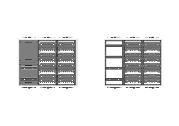 Automatenverteiler, AVB, BxHxT = 800x650x210, M2
