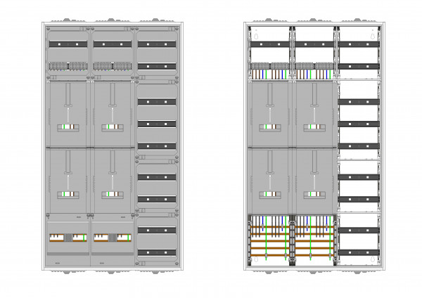 AZ62HS2-230, Zählerverteilung mit 3-Punkt