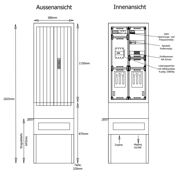 NA-Schutz Außenbereich 100kWp