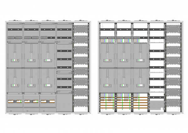 AZ102HS2AM2-230-2, Zählerverteilung mit 3-Punkt