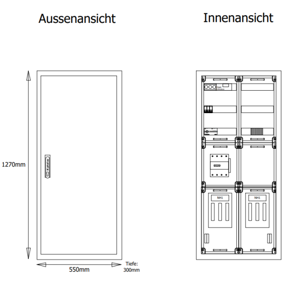 NA-Schutz Innenbereich 100kWp