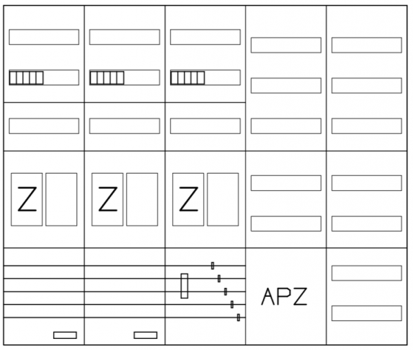 AEZ52-210-113, eHZ-Zählerverteilung