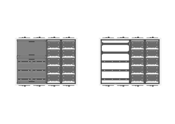 Automatenverteiler, AVK, BxHxT = 1050x800x230, M2