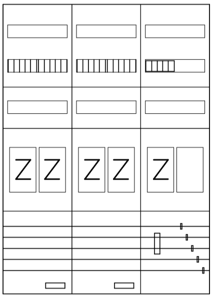 AEZ32-230-033, eHZ-Zählerverteilung