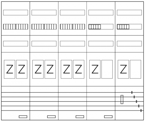 AEZ52-230-139, eHZ-Zählerverteilung