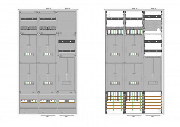 AZ62HS1A-230, Zählerverteilung mit 3-Punkt