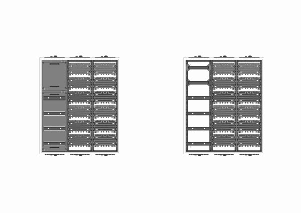 Automatenverteiler, AVK, BxHxT = 800x950x210, M2