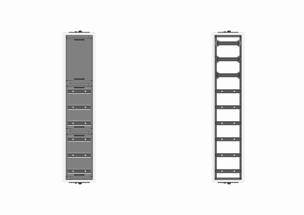 Automatenvert.-PS, AVK, BxHxT = 300x1400x210