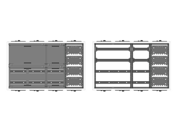 Automatenverteiler, AVK, BxHxT = 1050x650x140, M1