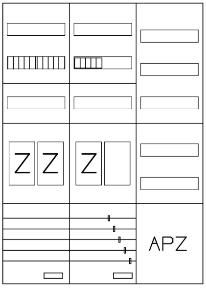 AEZ32-230-008, eHZ-Zählerverteilung