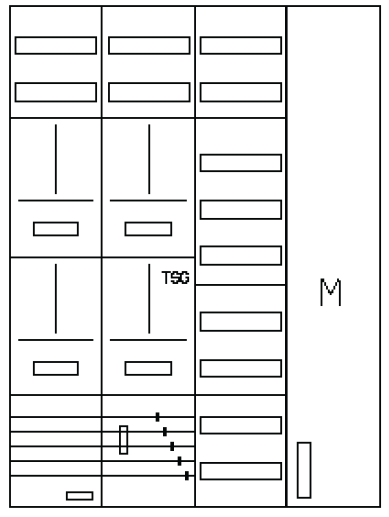 AZ82HS2M2-210, Zählerverteilung mit 3-Punktbefesti