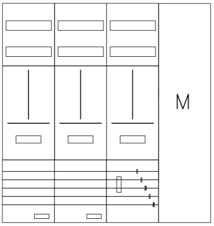 AZ42BM-210-2, Zählerverteilung mit 3-Punktbefestig