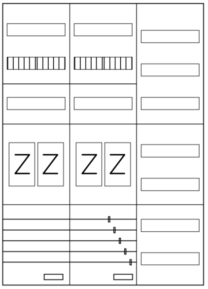 AEZ32-210-011, eHZ-Zählerverteilung
