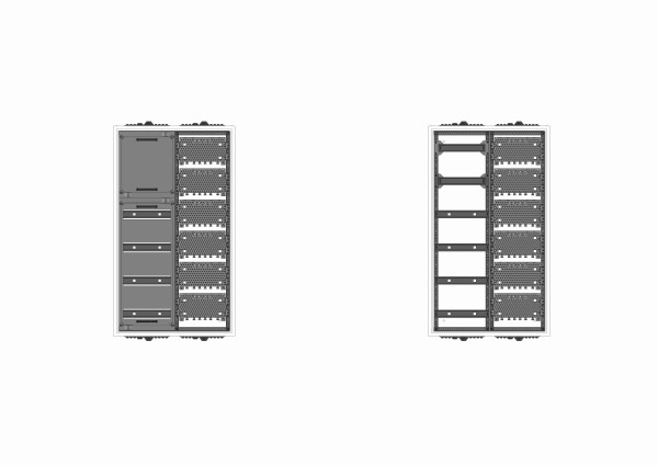 Automatenverteiler, UVK, BxHxT = 550x950x120, M1